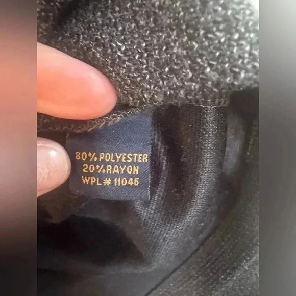 VTG 1946 Men’s Heather Grey/Black  Long Sleeved Shirt Size XL - Picture 10 of 10